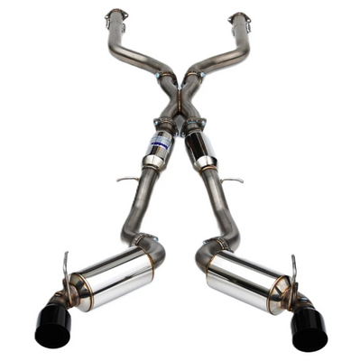 Invidia 2022+ Nissan Z 70mm N1 Cat Back Exhaust - Black Tips - HS22N4Z7GD1SBL User 1