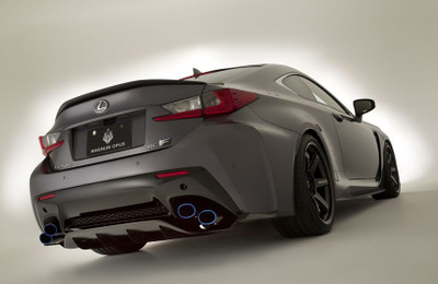 VARIS MAGNUM OPUS CARBON MUFFLER GUARD SET FOR 2015-19 LEXUS RC-F [XC10] VALE-006