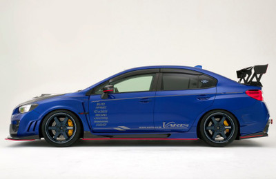 VARIS ARISING-II SIDE SKIRT + SIDE AIR SHROUD SET FOR 2015-17 SUBARU WRX STI [VAB] VASU-204/VASU-205