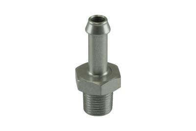 Turbosmart 6mm / 1/4in Hose End to 1/8 NPT Male Straight - Clear - TS-NH-0306-CL Photo - Primary