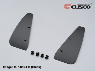 Cusco 2022+ Toyota GR Yaris EVA Bolt On Front Mud Flaps - Black - 1C7 850 FB User 1