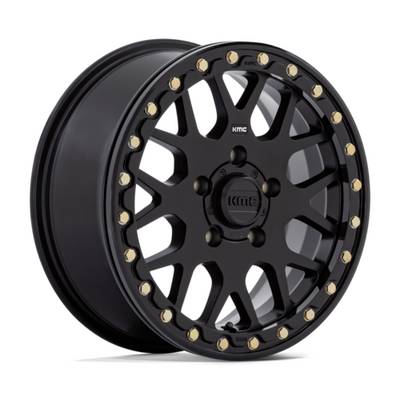 KMC KS235 15X6 5X4.5 S-BLK 38MM