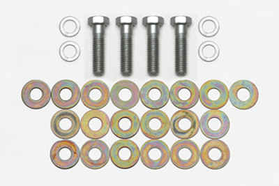 Wilwood - Bracket Bolt Kit 3/8-16x1.50 Large ,W/ Washers + Shims - 230-10312 Photo - Primary