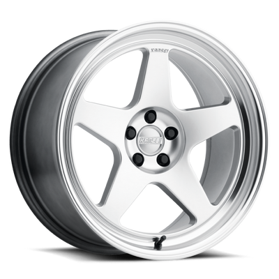Kansei K12H Knp 19x10.5in / 5x120 BP / 22mm Offset / 72.56mm Bore - Hyper Silver Wheel - K12H-191518+22 User 1
