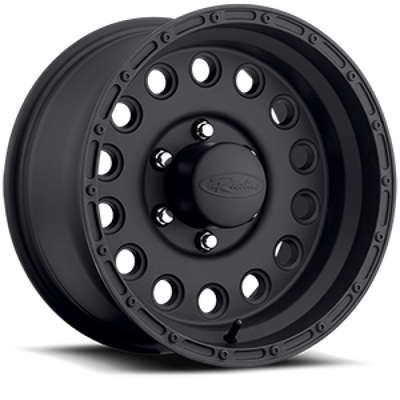 Raceline 887B Rock Crusher 17x9in / 5x139.7 BP / 0mm Offset / 107.95mm Bore - Satin Black Wheel - 887B-79055 Photo - Primary