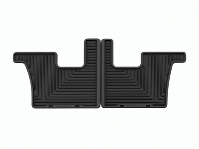 WeatherTech 13-19 Hyundai Santa Fe / 2019 Santa Fe XL Rear All-Weather Floor Mats - Black - W502 Photo - Primary