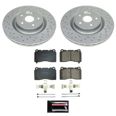 Power Stop 2021 Subaru WRX Front Z17 Coated Brake Kit - CRK9080 Photo - Primary