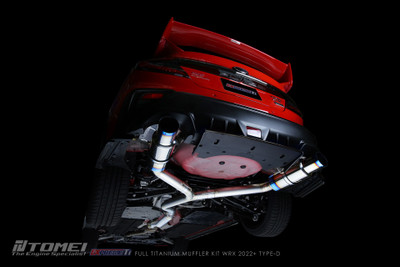 TOMEI FULL TITANIUM MUFFLER KIT EXPREME TI WRX 2022+ TYPE-D