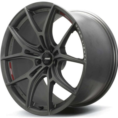 Gram Lights 57FXZ Overseas 19x9.5 +20 5-114.3 Matte Graphite w/Machining Wheel - WGFZ420EMG User 1