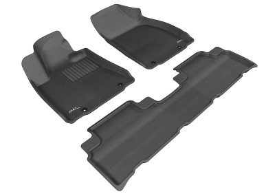 3D MAXpider 2013-2015 Lexus RX Kagu 1st & 2nd Row Floormats - Black - L1LX04501509 Photo - Primary