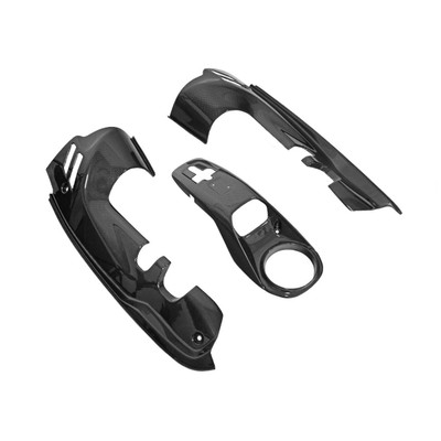 Fabspeed Carbon Fiber 3 Piece Engine Bay Set - Ferrari 488 Spider