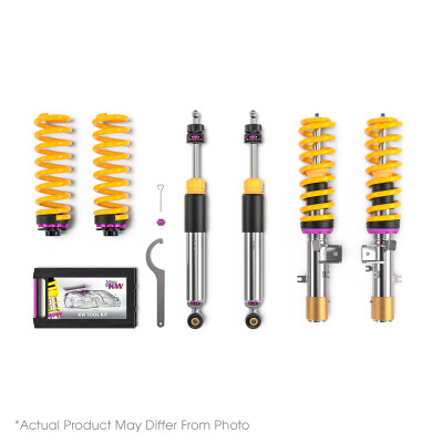 KW Audi A4 / S4 (B8) w/ Electronic Damping Control KW V3 Leveling Coilover Bundle - 3520810099 Photo - Primary