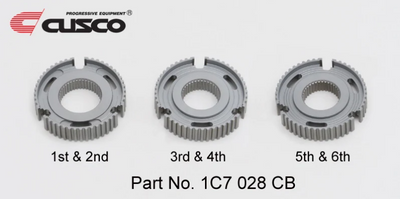 Cusco 23+ Toyota GR Corolla/22+ Toyota GR Yaris Reinforced Transmission Clutch Sync. Hub Set - 1C7 028 CB User 1