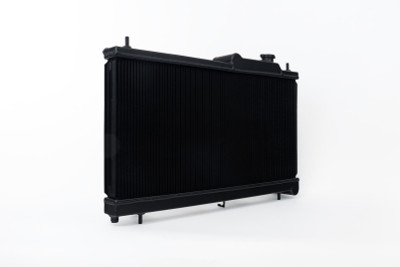 CSF 08-21 Subaru WRX/STI 2-Row 42mm Race-Spec All Aluminum Radiator - Black - 7095B Photo - Primary
