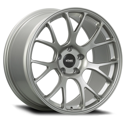Konig Forged F1M 18X9 5X112 ET42 Ash Silver Knurled Bead - F1M9851242S User 1