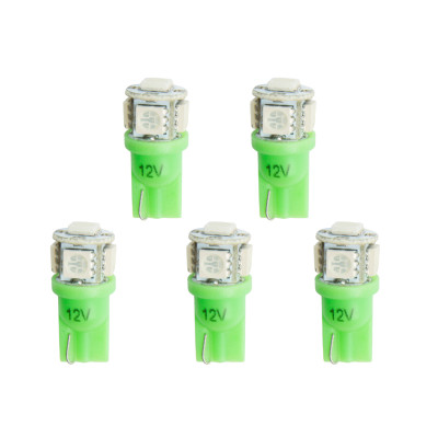 Autometer Green LED Replacement Bulb T3 Wedge - (Pack of 5) - 3285-K Photo - Primary