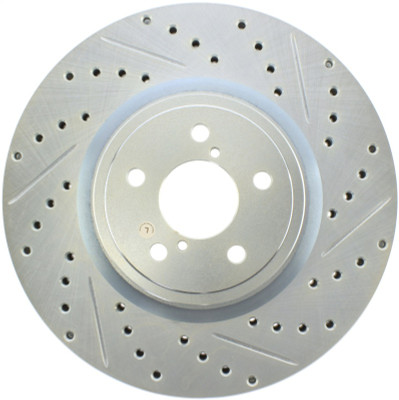 StopTech 05-14 Subaru Legacy Select Sport Drilled & Slotted Rotor - Left - 227.47024L Photo - Primary