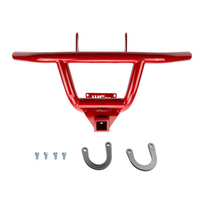 Wehrli 19-22 Honda Talon X/R Rear Bumper w/ Receiver Hitch - Talon Red - WCF102024-TNR User 1