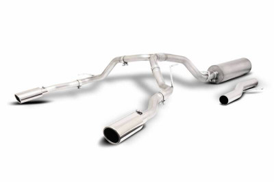 Gibson 21-22 GMC Yukon / Chevrolet Tahoe 5.3L 2/4wd Cat-Back Dual Split Exhaust - Stainless - 65717 User 1