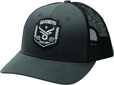 Quadboss Barbwire Hat Grey Snap - 155330 Photo - Primary