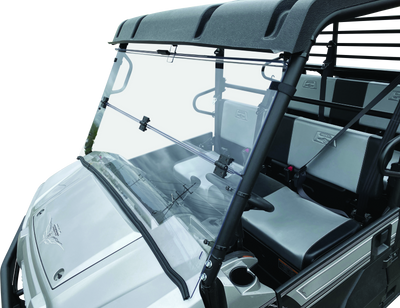 QuadBoss 16-22 Kawasaki KAF820 Mule Pro-DX Windbreak Folding Windshield - 375787 Photo - Primary