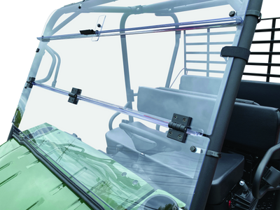 QuadBoss 09-22 Kawasaki KAF620M Mule 4010 4x4 Windbreak Folding Windshield - 375789 Photo - Primary