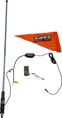 QuadBoss Qb 4Ft Clear Sngle Whip Bt - 609664 Photo - Primary