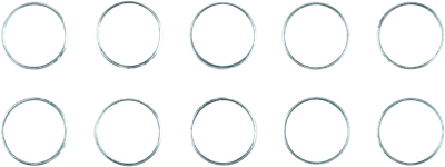 Twin Power 84-Up Evo BT and XL and M8 Exhaust Gaskets Replaces 65324-83 Extreme Performance 10 Pk - 043207 Photo - Primary