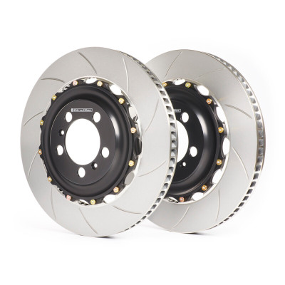 GiroDisc 13-14 Ford Mustang GT500 (S197) 22mm Thick 350mm Slotted Rear Rotors - A2-091 User 1
