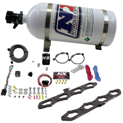 Nitrous Express 2018+ Ford 5.0L Coyote Dry Direct Port Plate System w/10lb Bottle - 20957-10 Photo - Primary