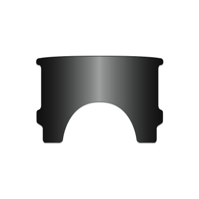 National Cycle Harley Davidson FLST/FX Replacement Window-Black - 23023 User 1