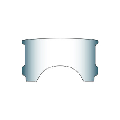 National Cycle 77-93 Harley Davidson FLHS Heritage Replacement Window-Clear - 23030 User 1