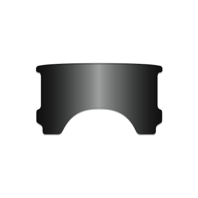 National Cycle 77-93 Harley Davidson FLHS Heritage Replacement Window-Black - 23033 User 1