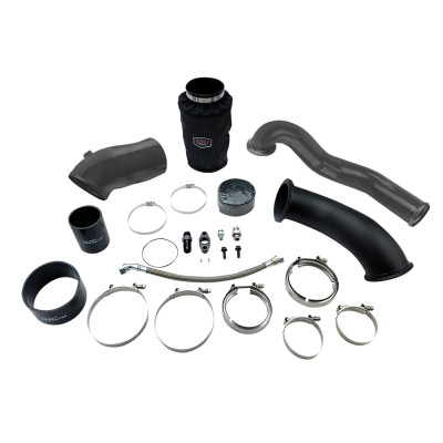 Wehrli 2004.5-07 Cummins 5.9L S400 High Mnt Turbo 2nd Gen Swap Kit - Gun Metal - WCF100486-GM User 1