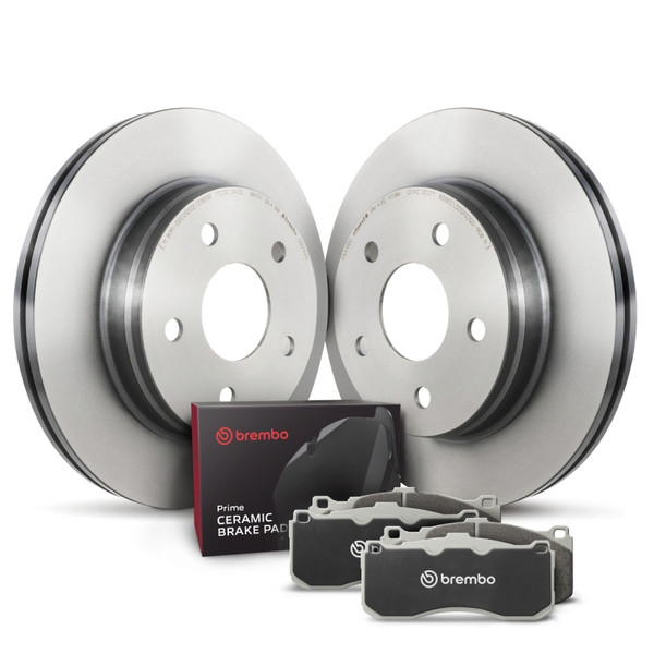 Brembo OE 02-04 Audi A6/A6 Quattro/Allroad Quattro Front Disc Brake Kit - KT00593