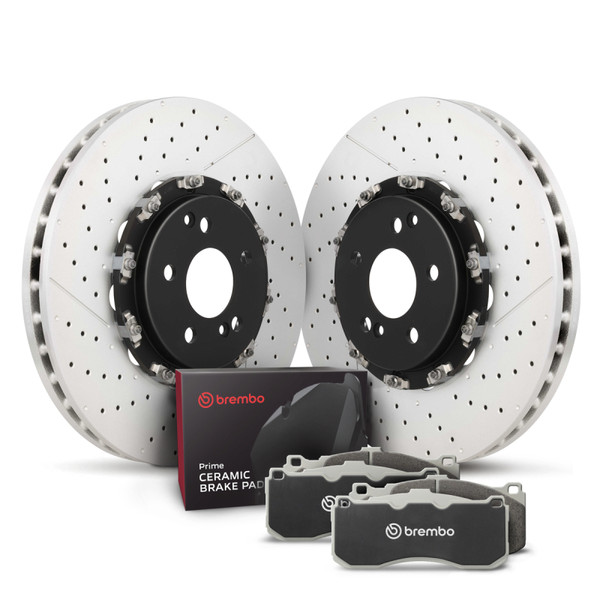 Brembo OE 14-17 Fiat 500 Front Disc Brake Kit - KT00937