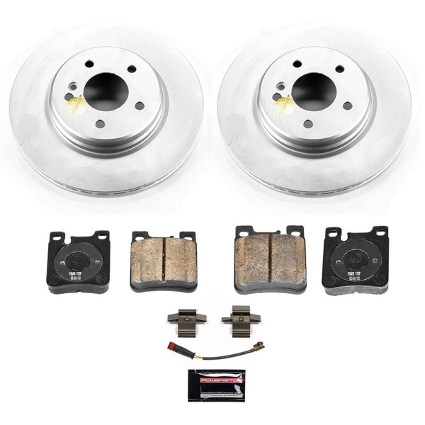 Power Stop 07-10 Mercedes-Benz SLK55 AMG Rear Z23 Coated Brake Kit - CRK9107