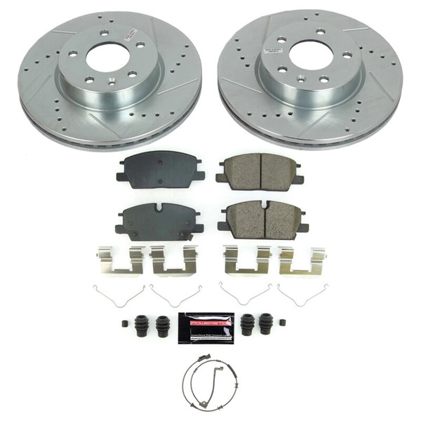 Power Stop 20-22 Cadillac CT4 Front Z23 Evolution Brake Kit - K9075