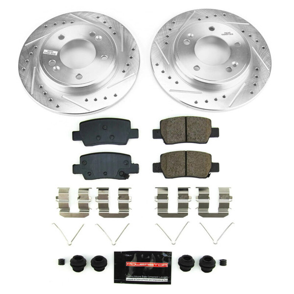 Power Stop 21-23 Hyundai Elantra Rear Z23 Evolution Brake Kit - K9106