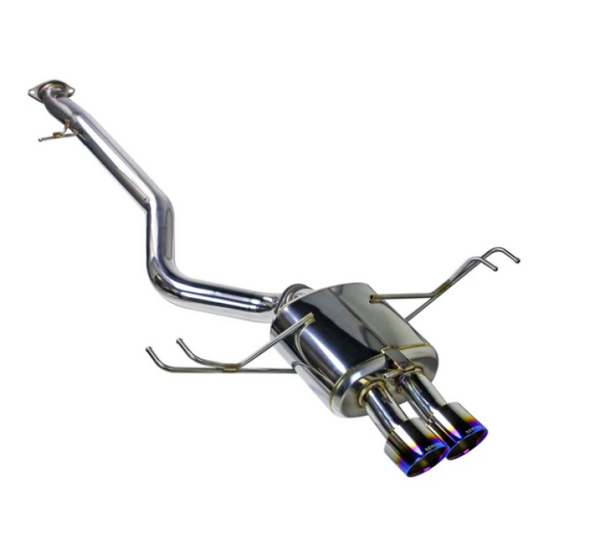 REMARK 2022+ Toyota GR Corolla Catback Exhaust - Dual Tips Center Exit (Burnt SS) - RK-C2076T-05T