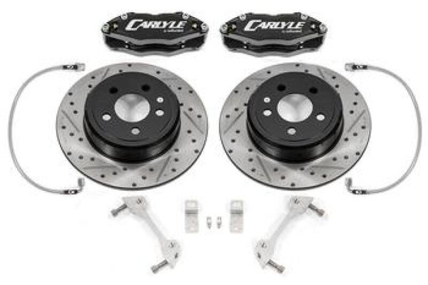 BMR 06-23 Dodge Charger / 08-23 Dodge Challenger 15in Conversion Brake Kit w/ Black Calipers - DBK112