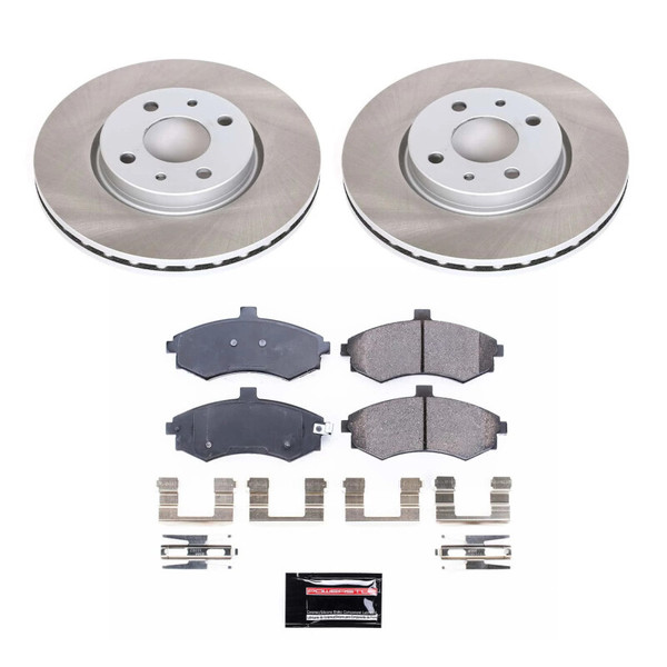 Power Stop 02-05 Hyundai Elantra Front Semi-Coated Rotor Kit - SC1093
