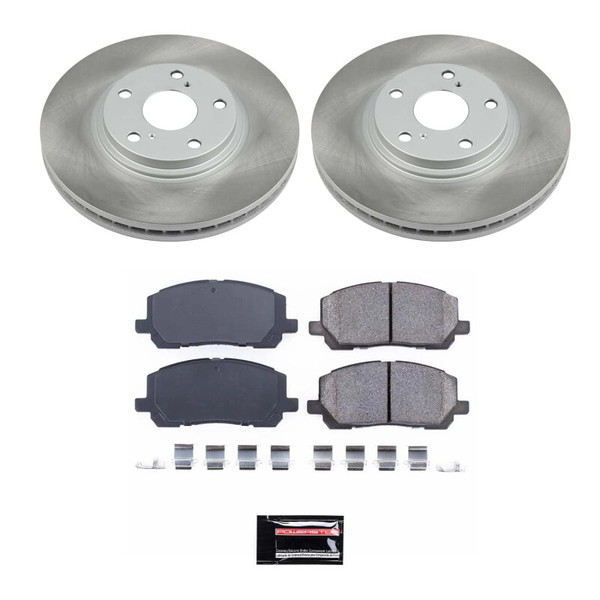 Power Stop 01-07 Toyota Highlander Front Semi-Coated Rotor Kit - SC1137
