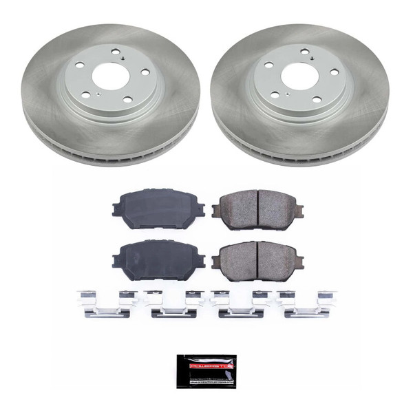 Power Stop 02-04 Toyota Camry Front Semi-Coated Rotor Kit - SC1143