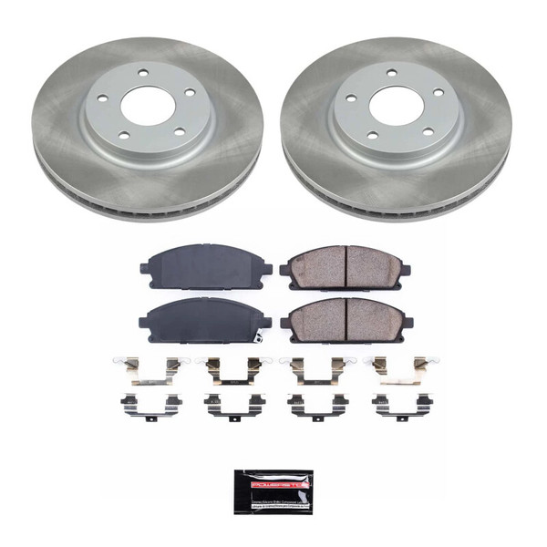 Power Stop 04-09 Nissan Quest Front Semi-Coated Rotor Kit - SC150