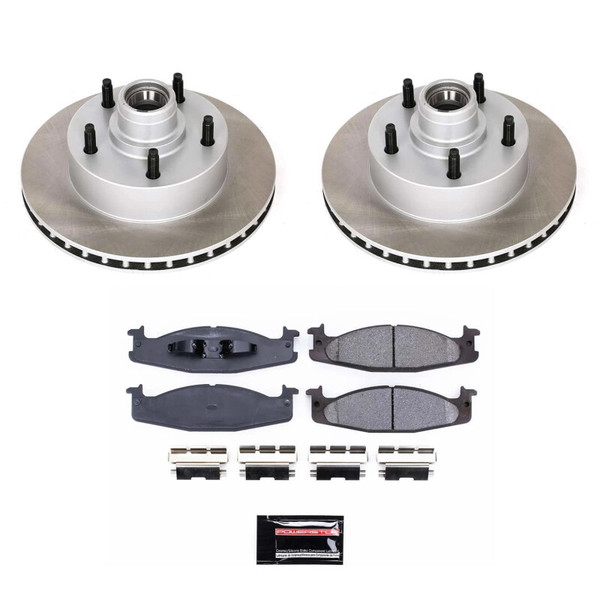 Power Stop 94-96 Ford F-150 Front Semi-Coated Rotor Kit - SC1831