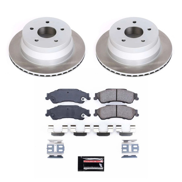 Power Stop 97-01 Oldsmobile Bravada Rear Semi-Coated Rotor Kit - SC2003