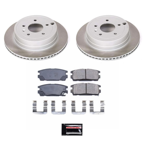 Power Stop 07-09 Suzuki XL-7 Rear Semi-Coated Rotor Kit - SC2092
