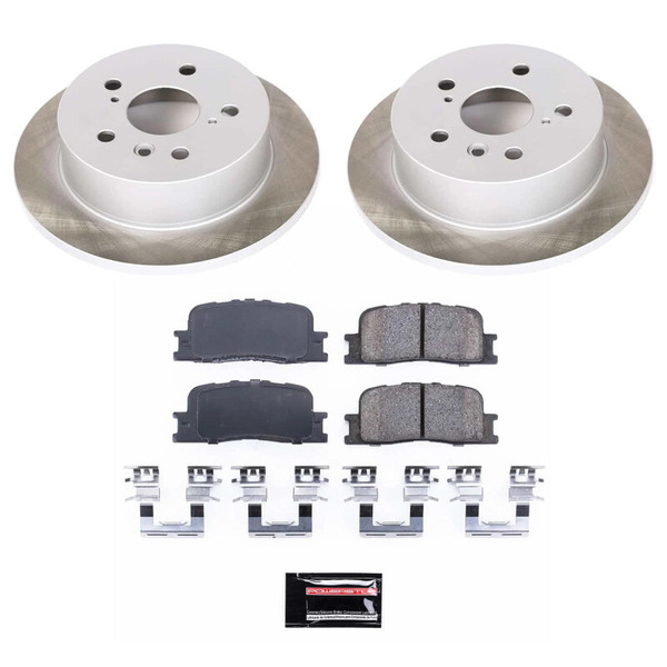 Power Stop 02-06 Toyota Camry Rear Semi-Coated Rotor Kit - SC2418