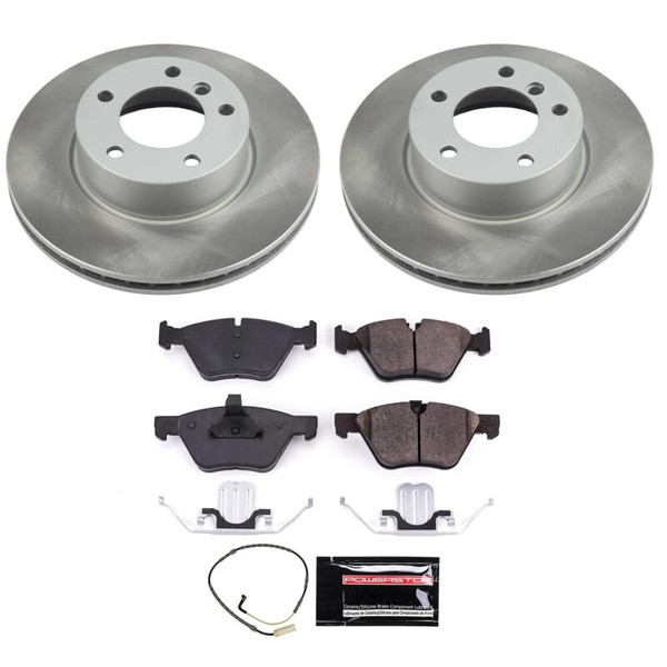 Power Stop 2007 BMW 328xi Front Semi-Coated Rotor Kit - SC4589